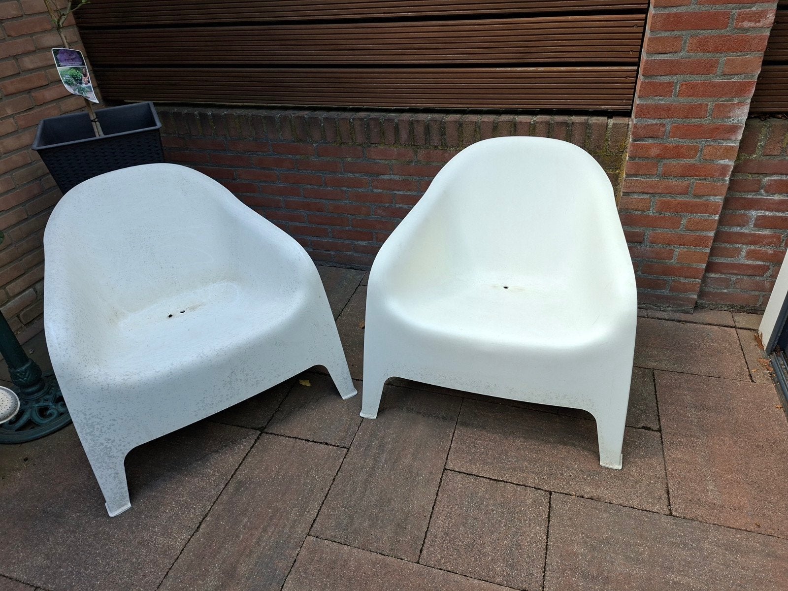 Tuin stoelen, Tuin en Terras, Ophalen of Verzenden, Gebruikt, Kunststof