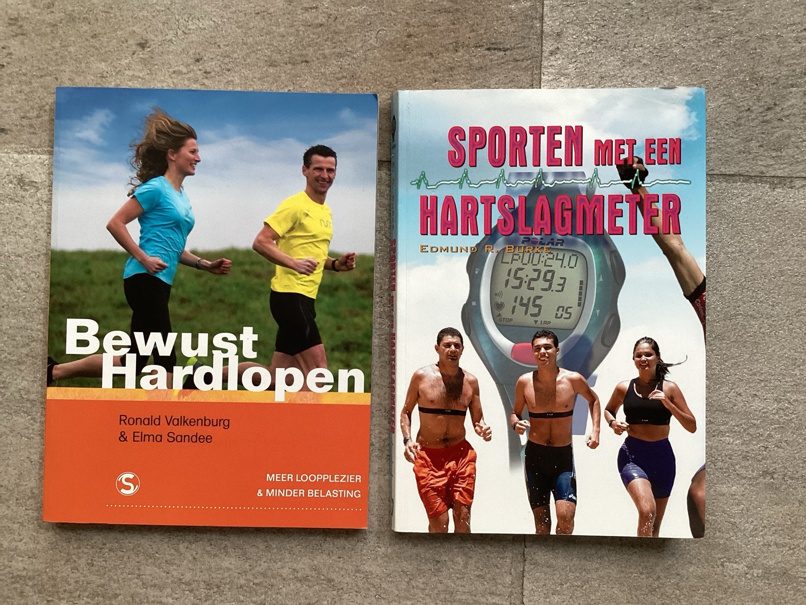 Hardloopboeken: Bewust Hardlopen & Sporten met hartslagmeter, Ophalen of Verzenden, Gelezen, Lopen en Fietsen