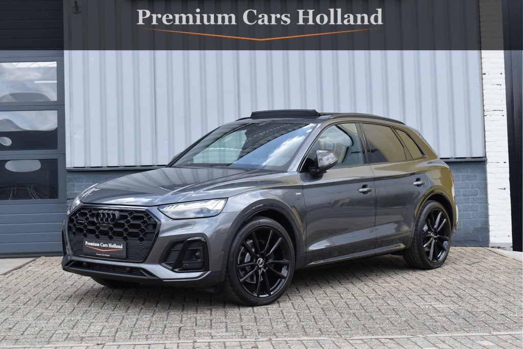 Audi Q5 55 TFSI e S-Line 367 Pk Pano Lucht Carbon Sfeer Oled, Automaat, Gebruikt, Euro 6, 4 cilinders