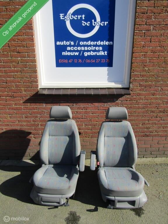 2x Stoel met armleuning vw volkswagen caddy va bj 2003, Auto-onderdelen, Gebruikt, Volkswagen, Ophalen of Verzenden, Volkswagen