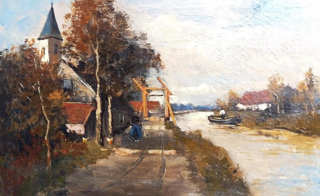 Hollands landschap, Ophalen of Verzenden