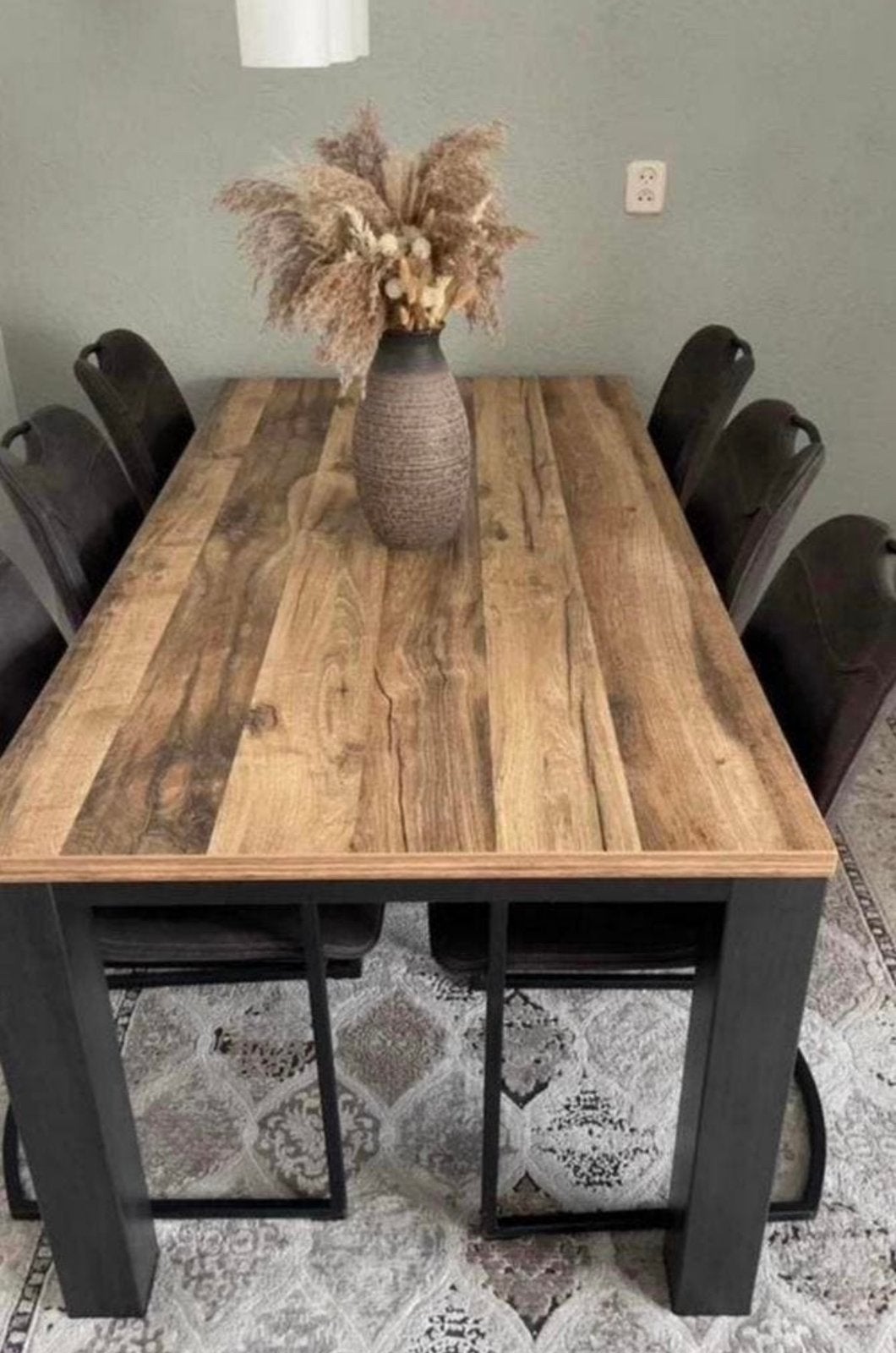 Eettafel, Huis en Inrichting, Tafels | Eettafels, Zo goed als nieuw, 50 tot 100 cm, 200 cm of meer, Rechthoekig, Ophalen
