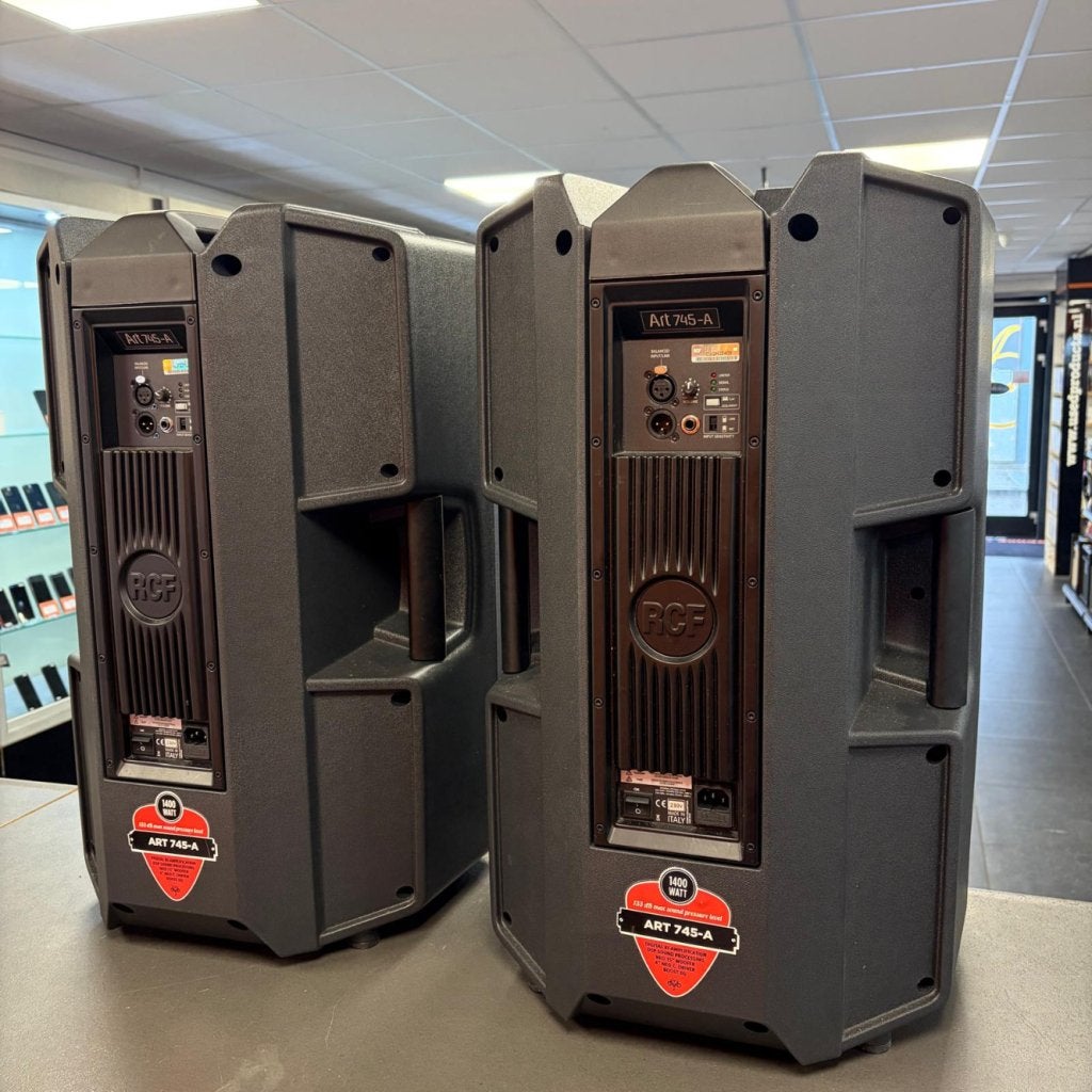 RCF ART 745-A Active Speaker Set (set van 2) | Nette staat, Flex Ltd., Zo goed als nieuw, https://flex.com/contact-us, Nobelstraat 10, 5807 GA Oostrum LB, Limburg, Nederland