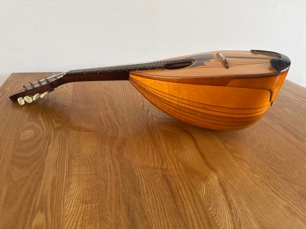 Vintage Bolle Buik Mandoline -  Snaarinstrument, Muziek en Instrumenten, Snaarinstrumenten | Mandolines, Ophalen of Verzenden