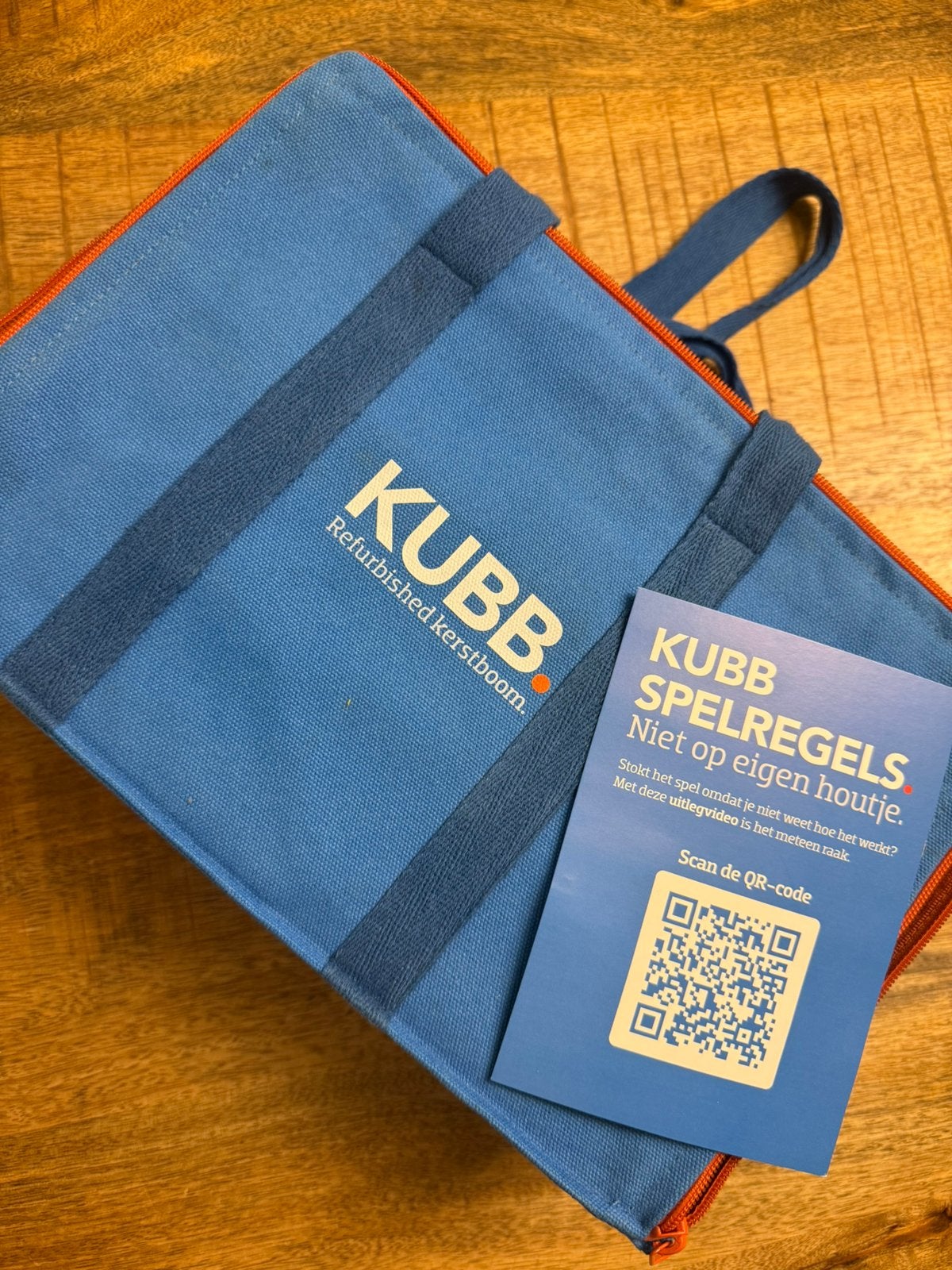NIEUW KUBB spel in draagtas, Ophalen of Verzenden, Nieuw