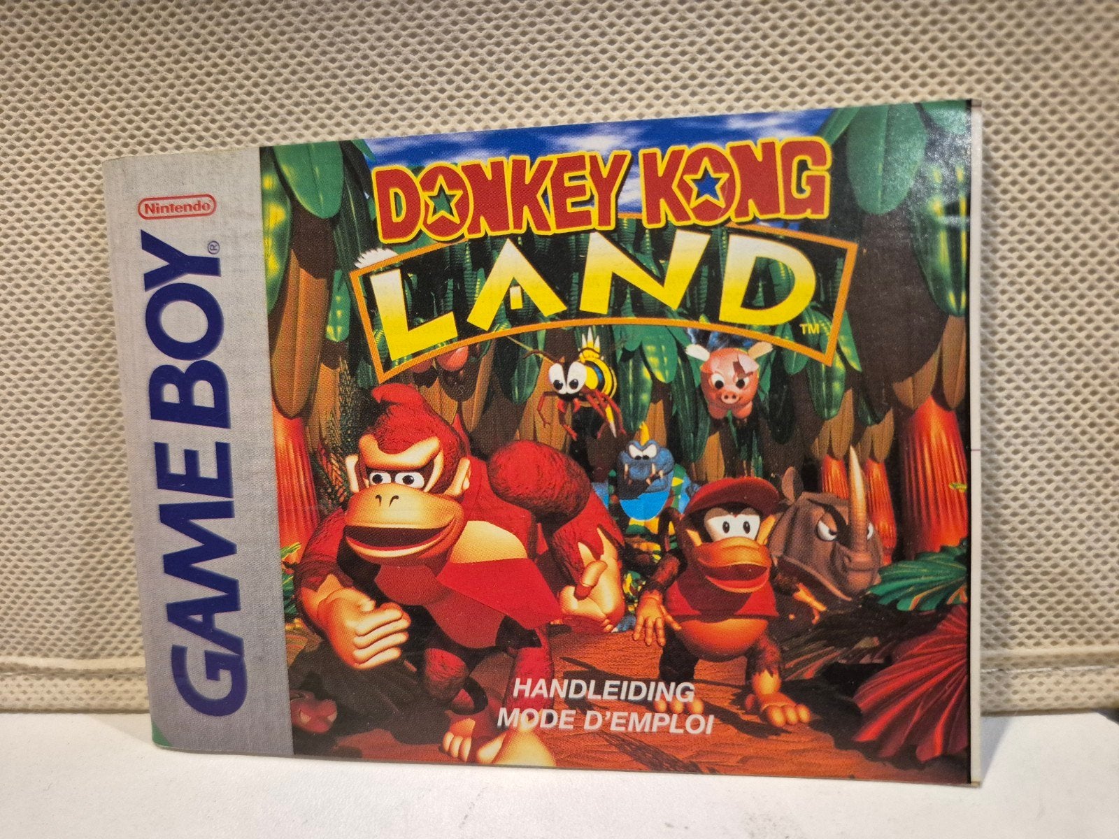 Boekje van Donkey Kong Land Game Boy Classic, Avontuur en Actie, 1 speler, Ophalen of Verzenden, Zo goed als nieuw