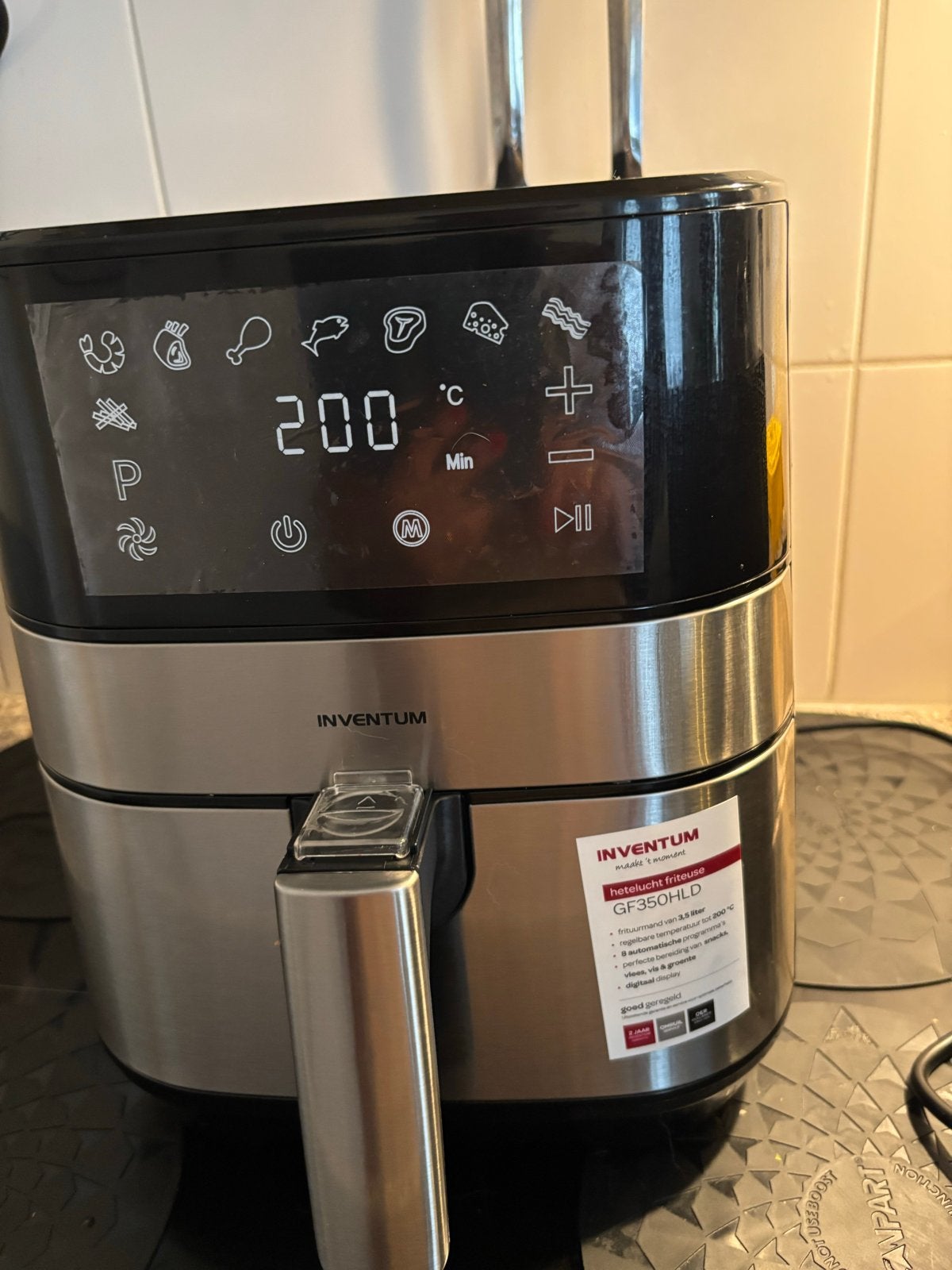 Inventum GF350HLD Heteluchtfriteuse - Zo goed als nieuw