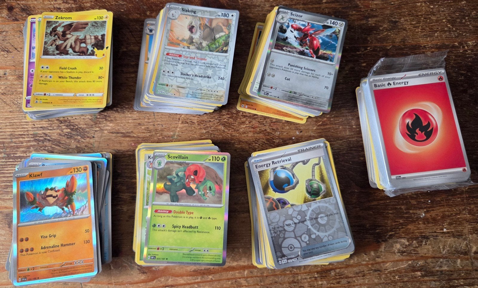400+ Pokémon kaarten - diverse sets en types, Ophalen of Verzenden, Gebruikt, Meerdere kaarten