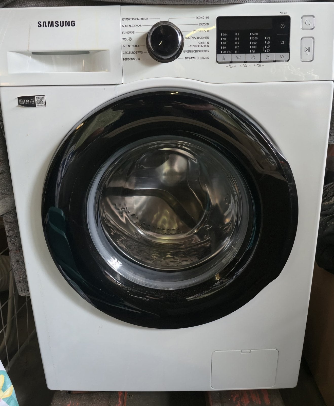 Samsung Wasmachine - Zo goed als nieuw, Witgoed en Apparatuur, Ophalen, Zo goed als nieuw, 85 tot 90 cm, 1200 tot 1600 toeren