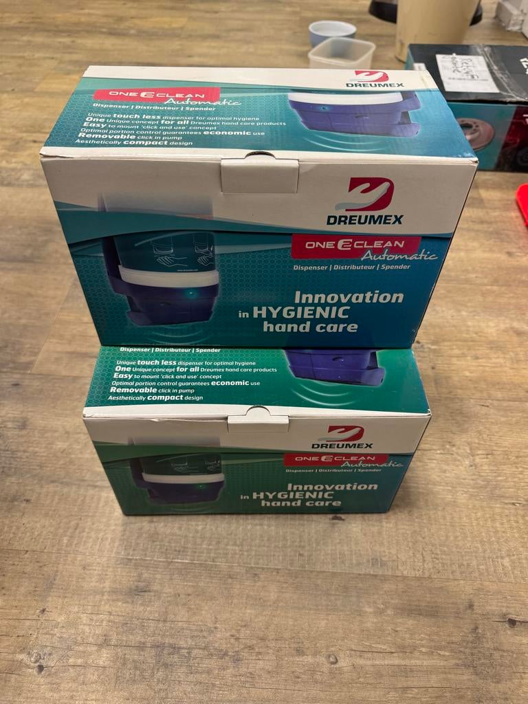 Dreumex One2Clean Automatische Dispenser voor Handverzorging, Ophalen