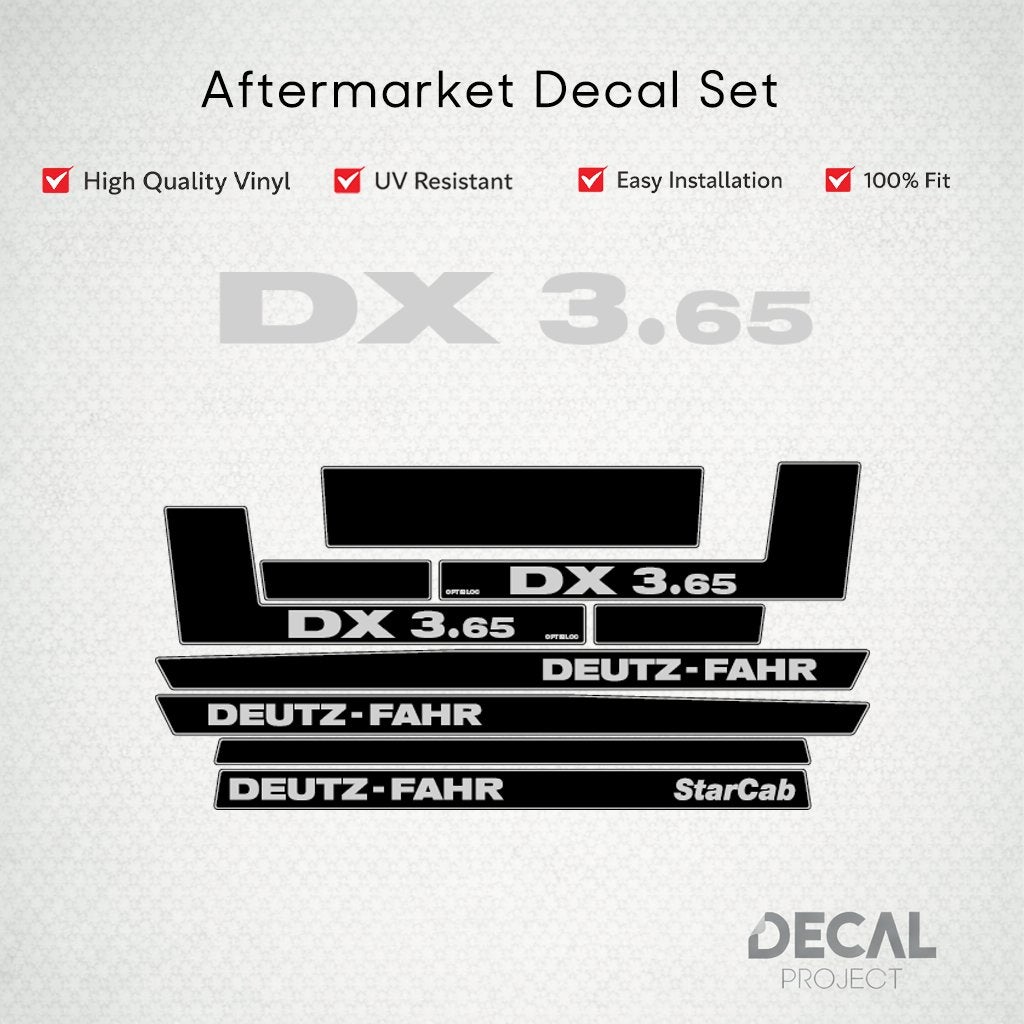 Vervangende Stickers Deutz-Fahr DX 3-serie, Verzenden