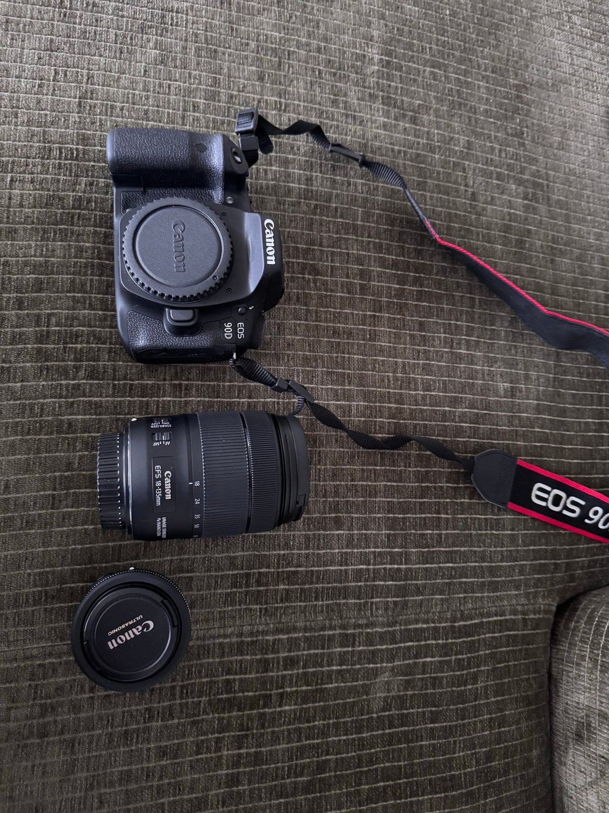 Canon EOS 90D Spiegelreflexcamera met 2 lenzen, Ophalen, Spiegelreflex, Canon, Beeldstabilisatie