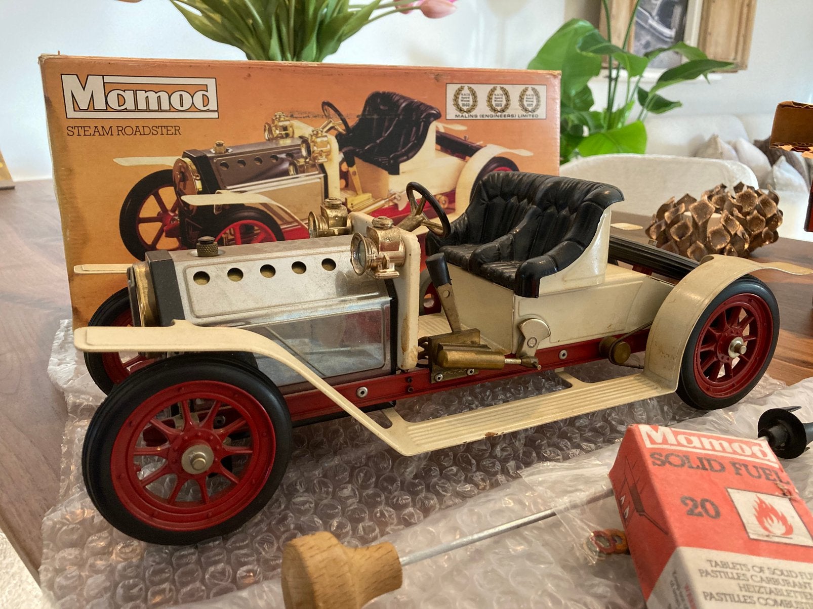 Mamod steam roadster nog nieuw compleet zie de fotos, Ophalen of Verzenden