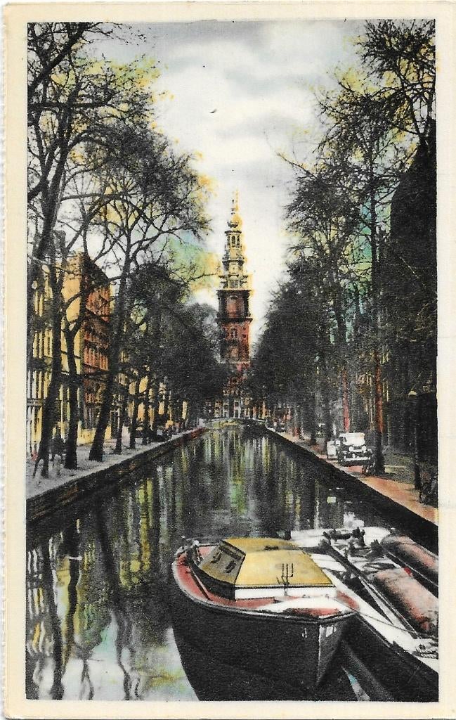 AK Amsterdam - Groenburgwal, Verzenden, 1940 tot 1960, Ongelopen, Noord-Holland