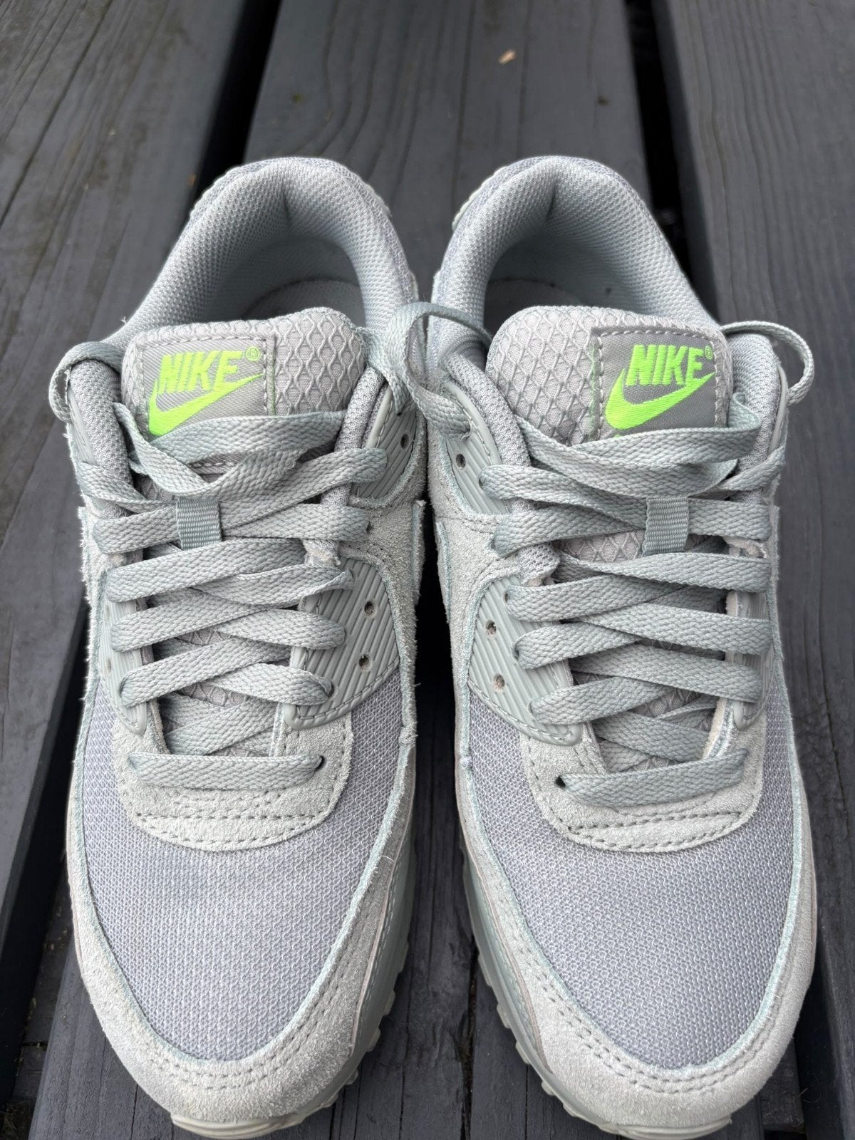 nike air max 90 ESS Light pumice/lime glow, Nike air max, Ophalen, Zo goed als nieuw, Sneakers of Gympen