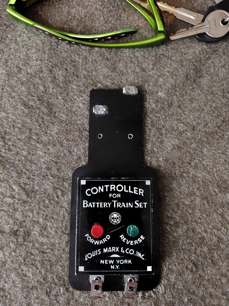 Louis Marx & Co. batterij‑trein controller jaren VS  ’50–’60, Ophalen of Verzenden