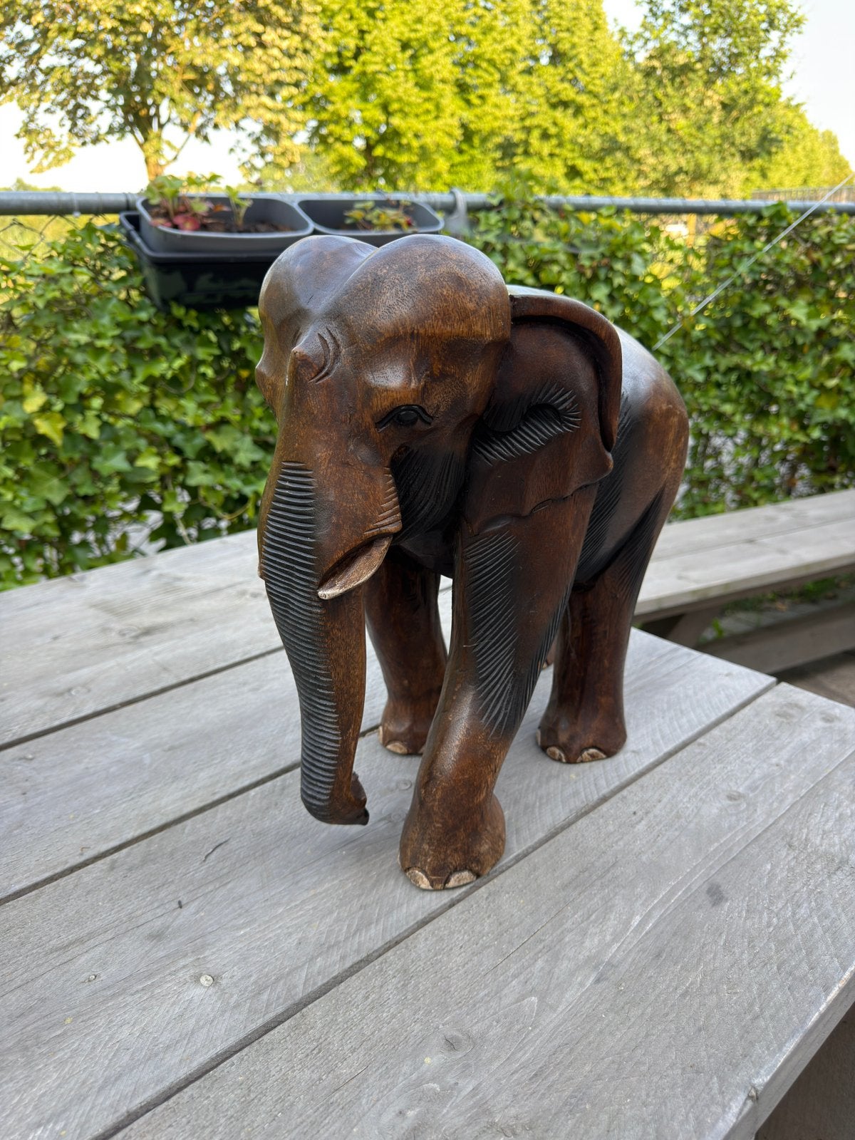 Vintage olifant beeld, Eén persoon, Ticket of Toegangskaart