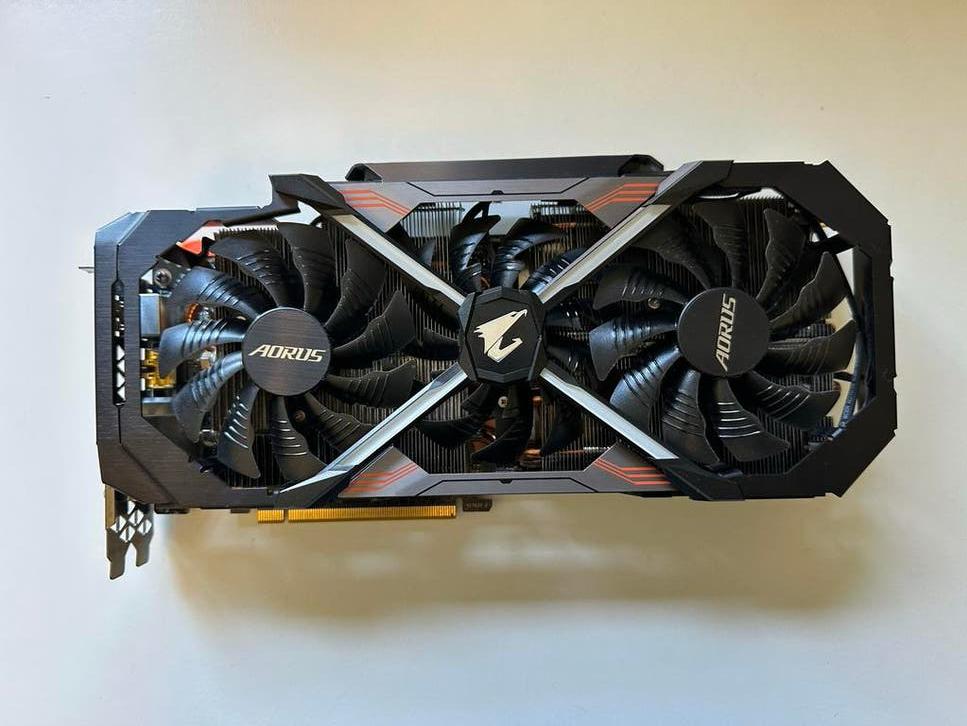 AORUS GeForce GTX 1080 Ti 11G videokaart 1080ti ( ≈ 3060), Computers en Software, Videokaarten, PCI-Express 3, HDMI, Ophalen of Verzenden