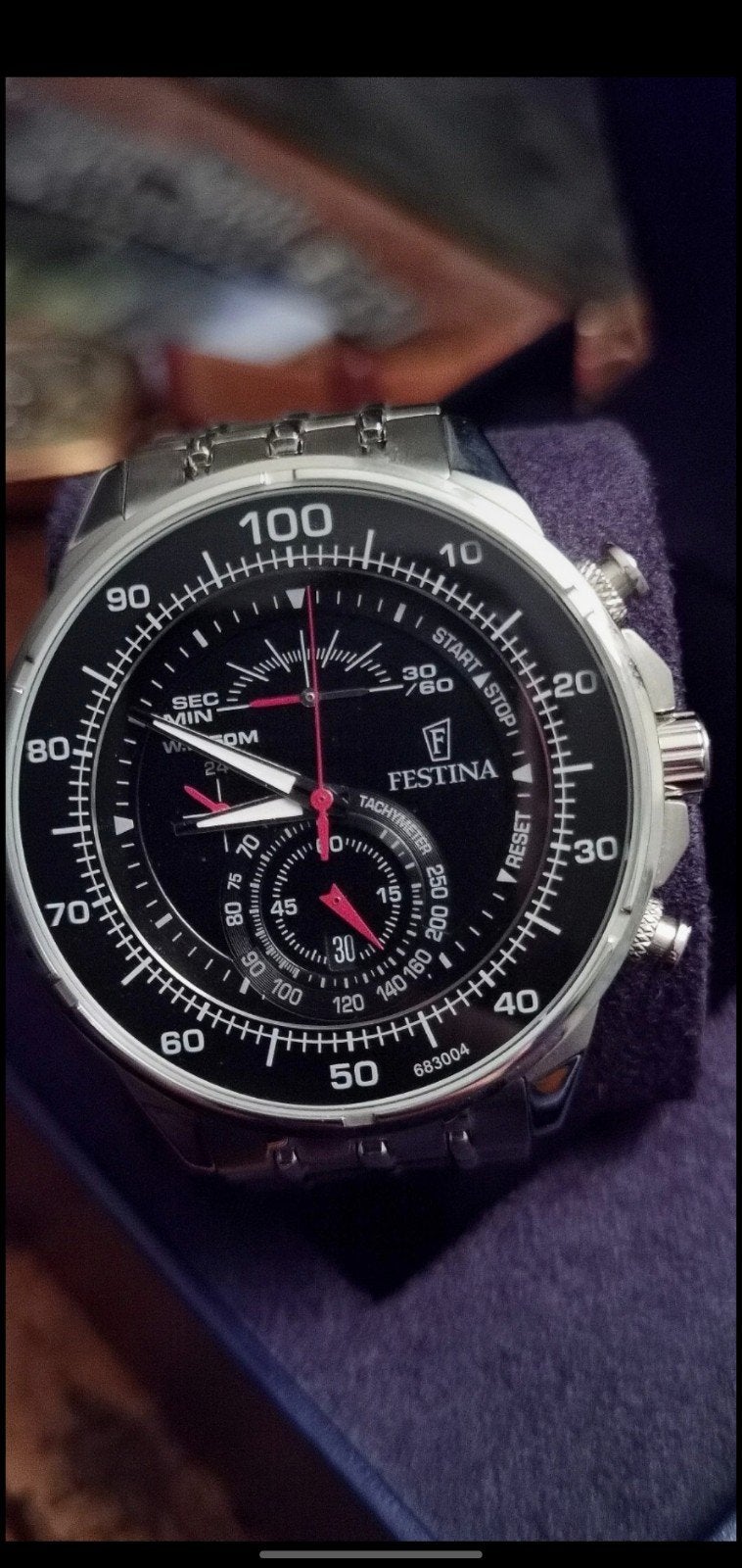Festina ChronoBike Miyota MOS90 Movement, IOS, Ophalen of Verzenden, Zo goed als nieuw, Waterdicht