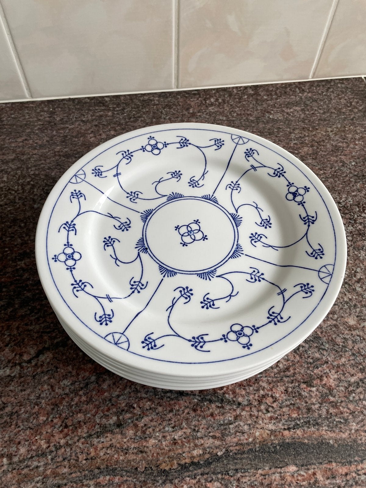 KAHLA Original Blau Saks borden - nieuw. 6 stuks, Ophalen, Overige merken, Klassiek, Nieuw