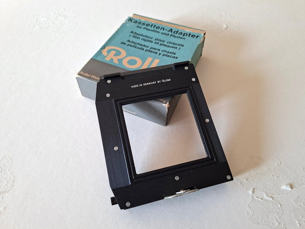 Rollei 'Kassetten Adapter" voor Rolleiflex SL66, Ophalen of Verzenden, Zo goed als nieuw, Spiegelreflex, Overige Merken