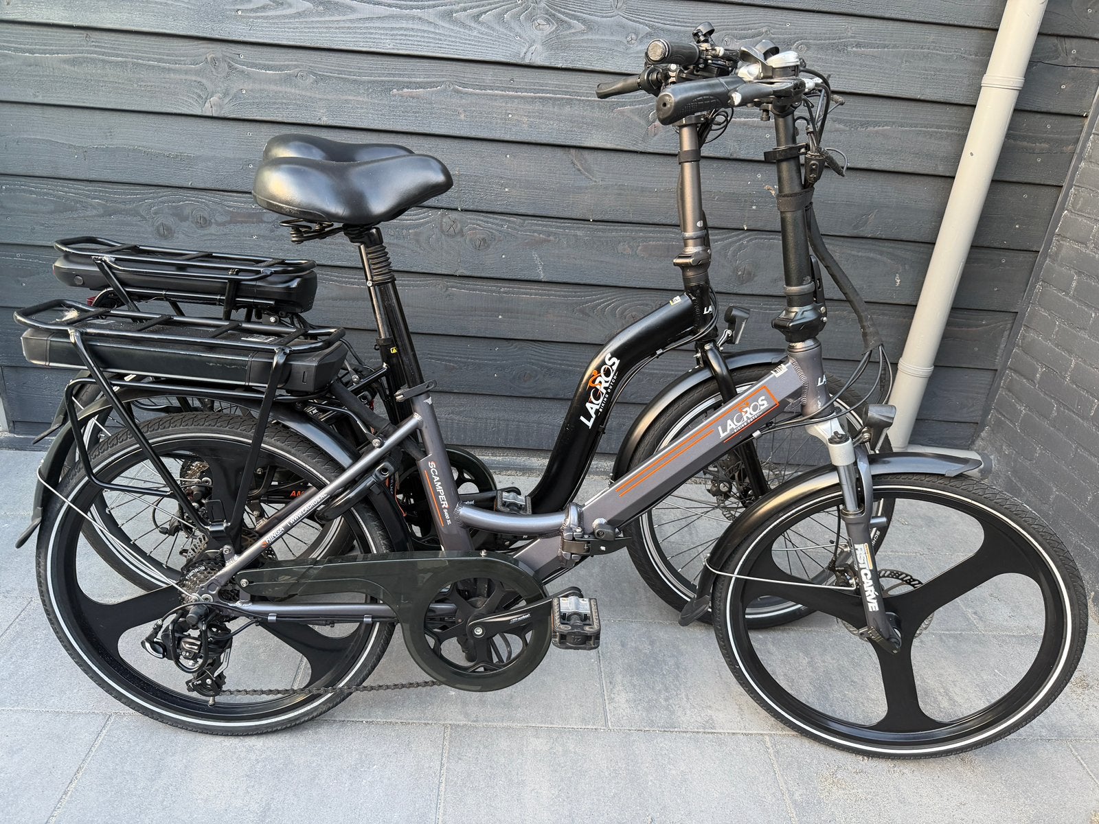 Lacros Scamper XL elektrische vouwfietsen (A200XL & S400XL), Ophalen, Gebruikt, 20 inch of meer, Versnellingen