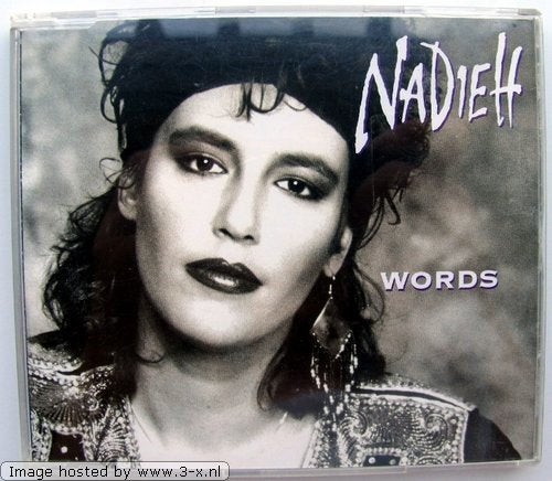 NADIEH CD SINGLE WORDS, Ophalen of Verzenden, Zo goed als nieuw, Pop