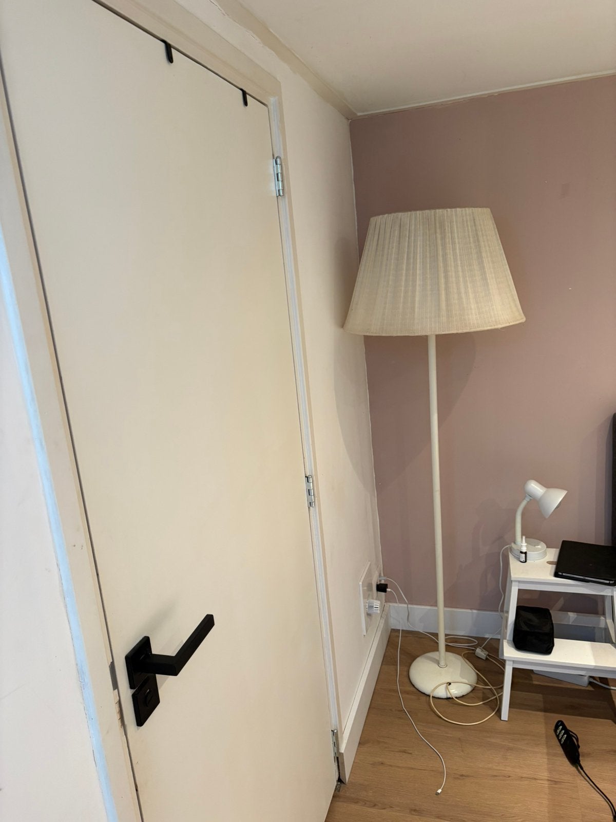 Twee gispen lampen, Huis en Inrichting, Ophalen, Gebruikt, Minder dan 100 cm