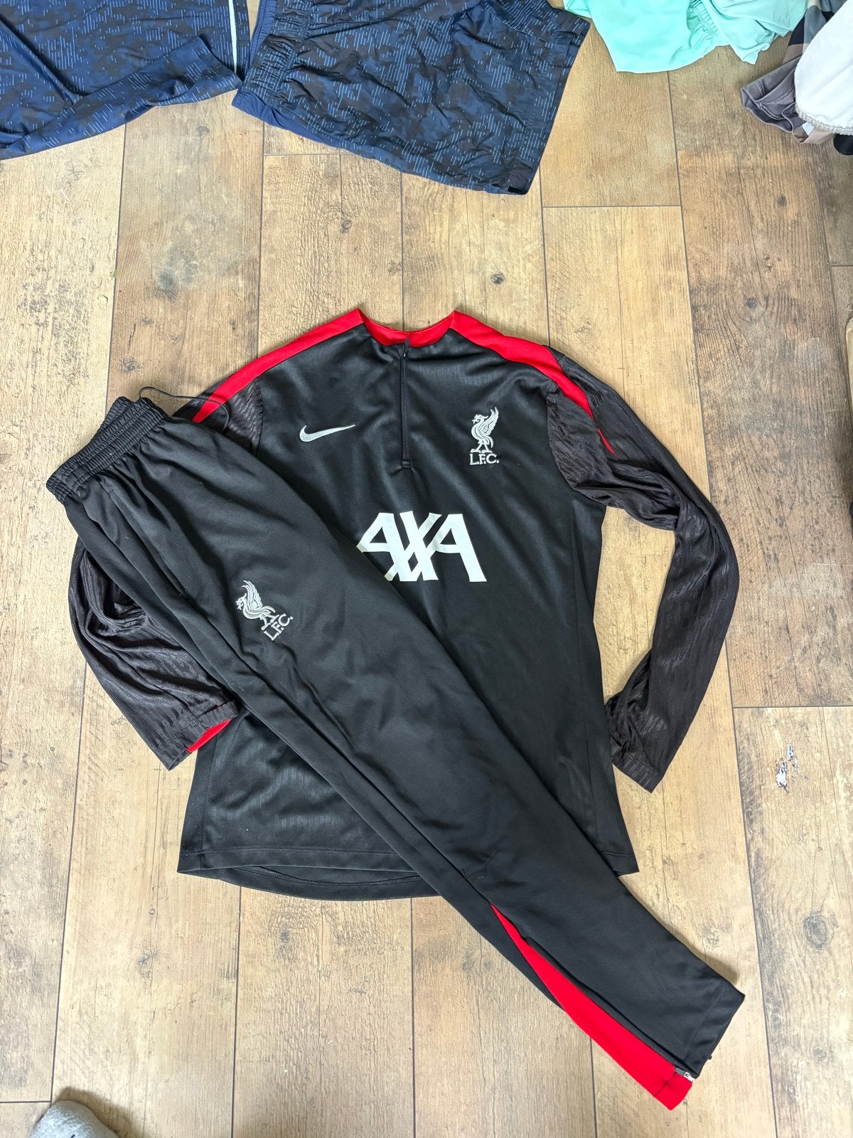 Liverpool Trainingspak Maat M, Ophalen of Verzenden, Gedragen, Maat 38/40 (M), Zwart
