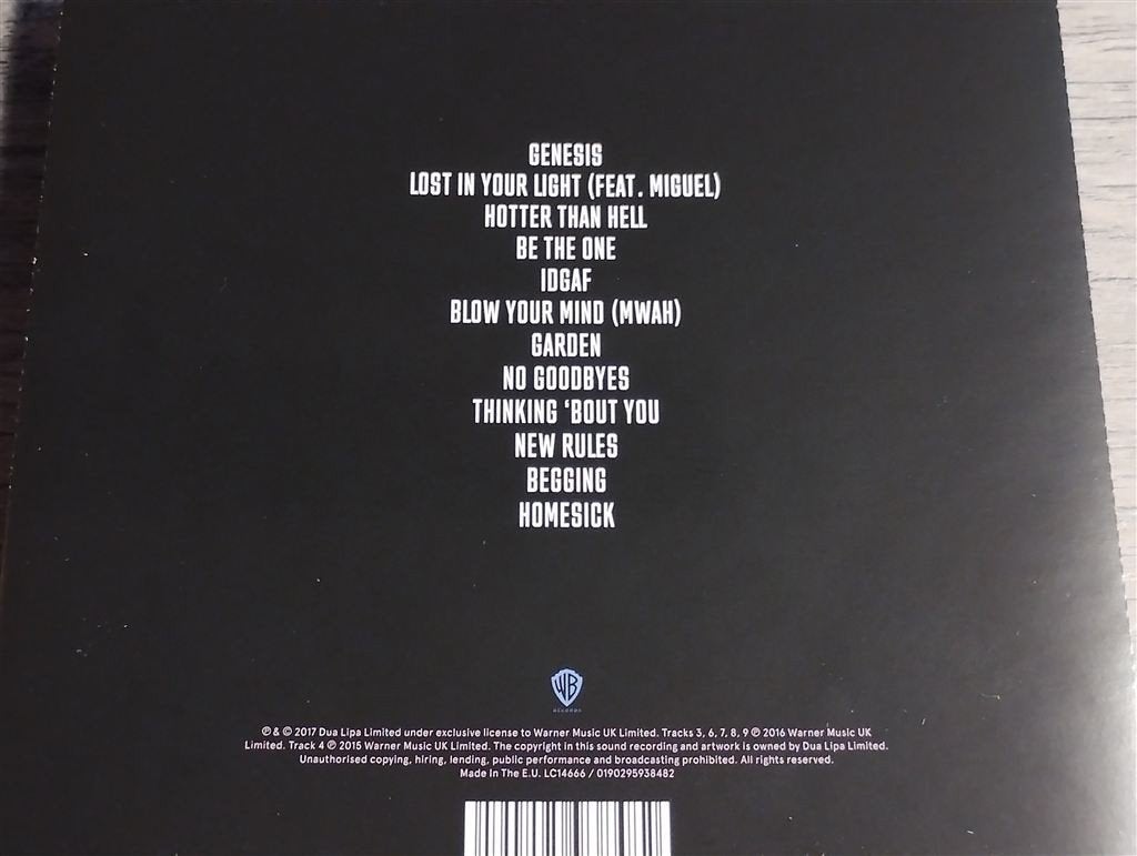 Dua Lipa ‎– Dua Lipa, Ophalen of Verzenden, Zo goed als nieuw, Pop
