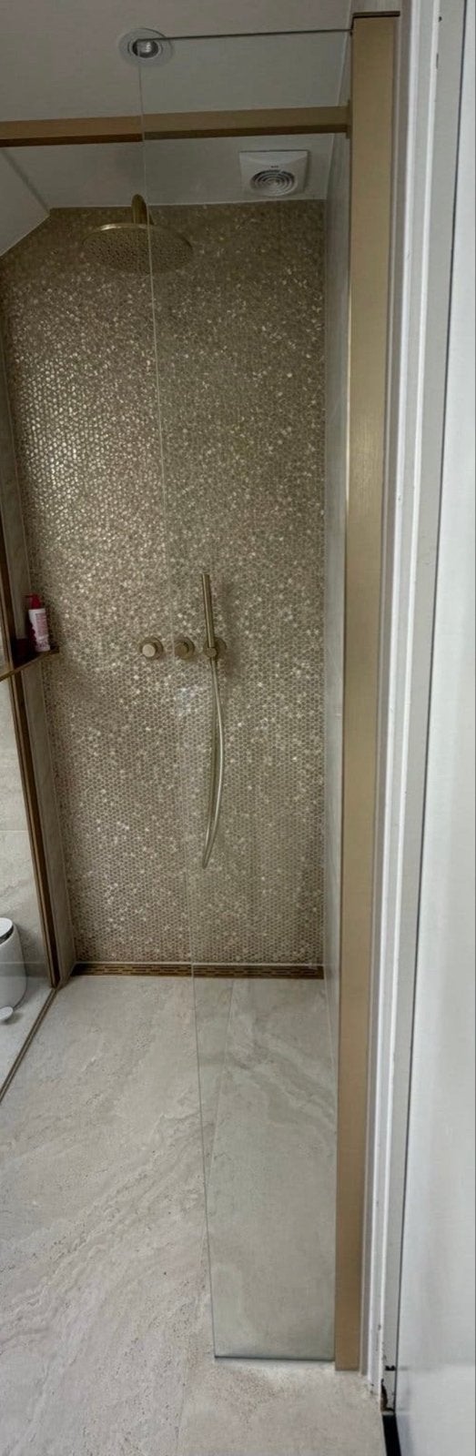 Nieuwe Novellini douchewand - Kvadra H50, Ophalen, Nieuw, Chroom, Douche