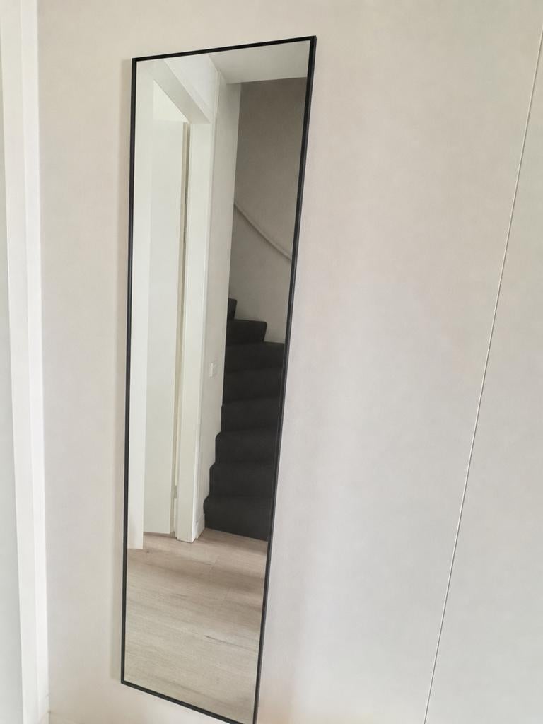 Spiegel zwart 40x160 (ILBJERG / JYSK), Huis en Inrichting, Woonaccessoires | Spiegels, Ophalen, Minder dan 50 cm, Zo goed als nieuw