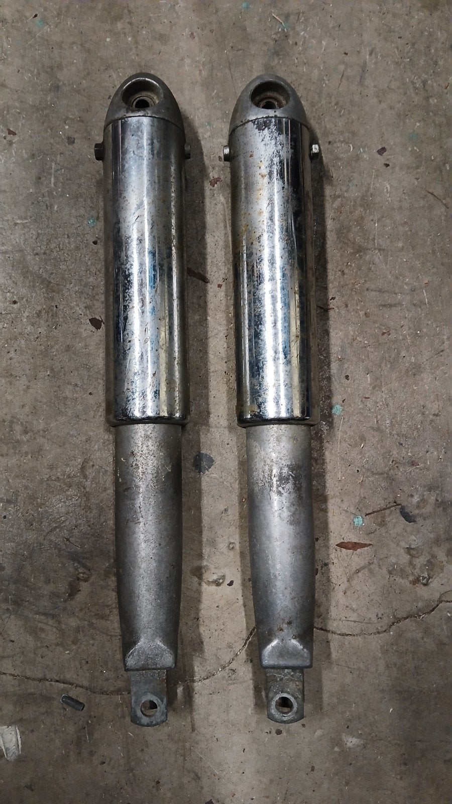 Achterschokbreker set Puch VS / DS / MV / MS50V, Fietsen en Brommers, Brommeronderdelen | Oldtimers, Ophalen of Verzenden, Gebruikt