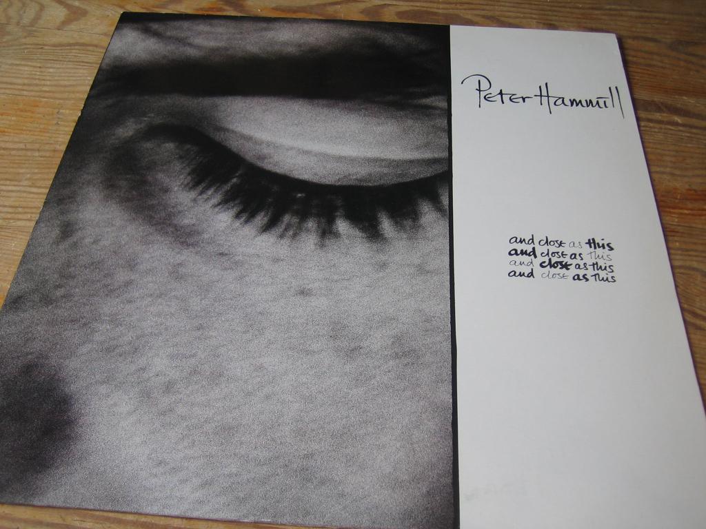 Peter Hammill LP And close to this - wit vinyl, 1990 - 1999, Ophalen of Verzenden, Zo goed als nieuw, 12 inch
