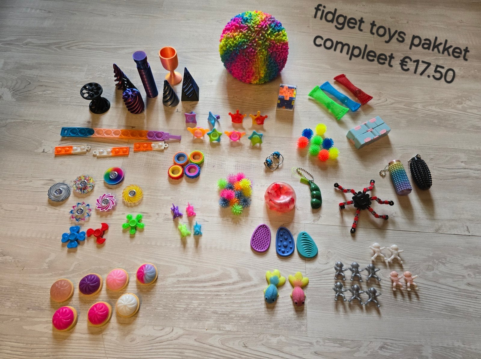 2 grote verzamelingen fidget toys squishies pop its, Verzamelen, Speelgoed, Ophalen, Zo goed als nieuw