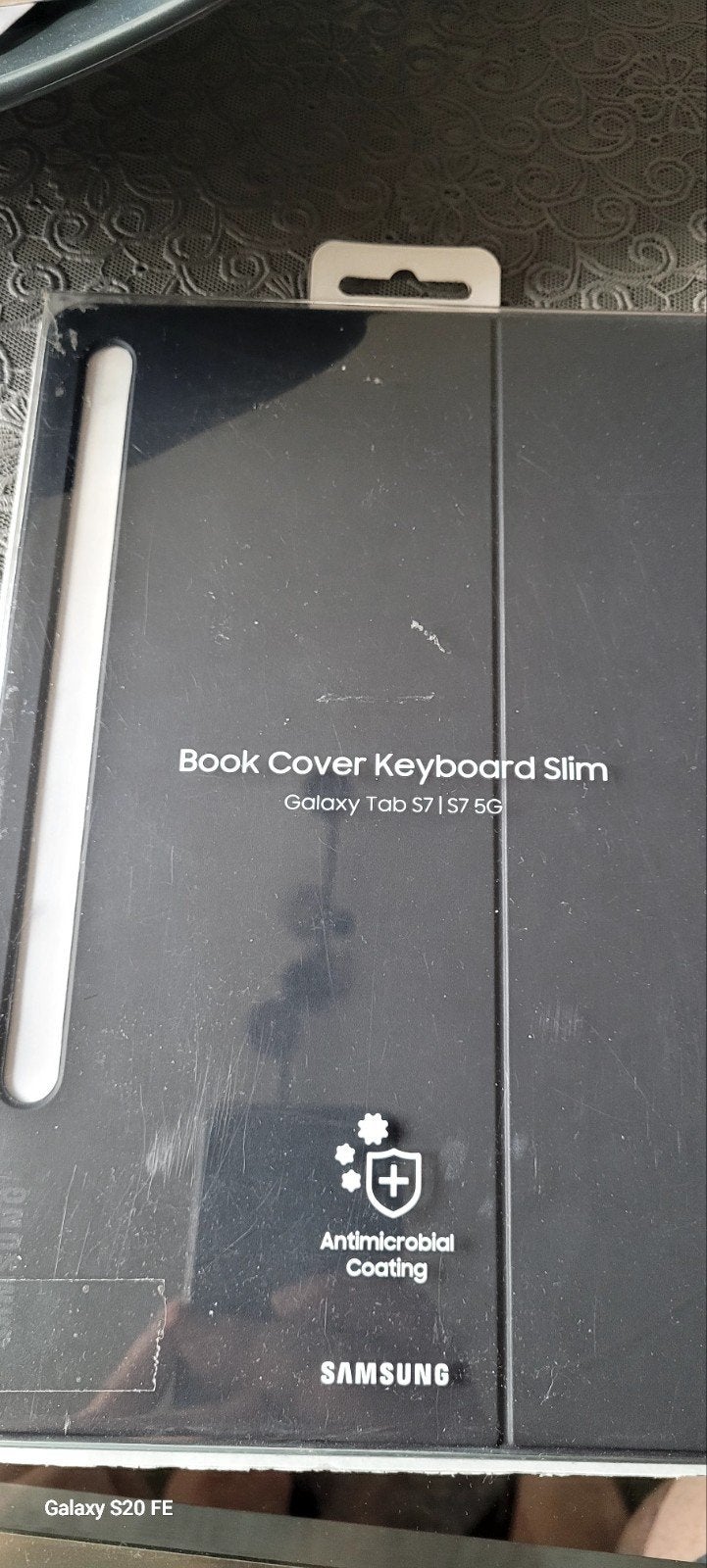 Samsung Book Cover Keyboard Slim Galaxy Tab S7/S7 5G, 11 inch, Bescherming voor- en achterkant, Ophalen of Verzenden, Zo goed als nieuw