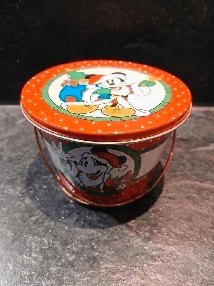 Vintage Mickey Mouse Kaars in Blik, Ophalen of Verzenden, Mickey Mouse, Zo goed als nieuw, Overige typen