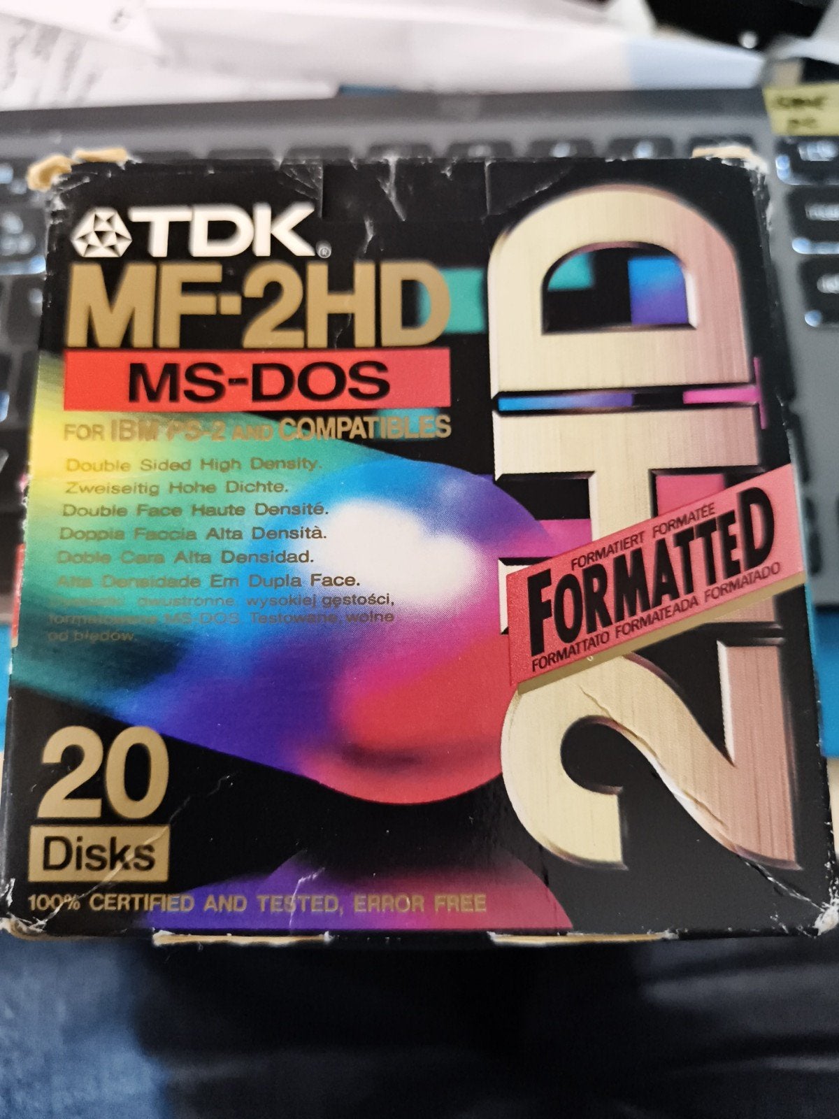 TDK MF-2HD MS-DOS Geformatteerde Floppy Disks (10 stuks), Ophalen of Verzenden, TDK