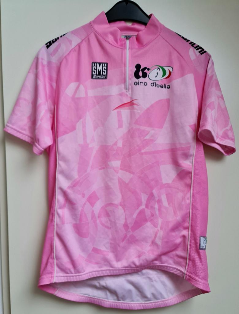 Santini wielrenshirt wielershirt Giro d'Italia maat 52 mooi, Fietsen en Brommers, Fietsaccessoires | Fietskleding, Ophalen, Gebruikt
