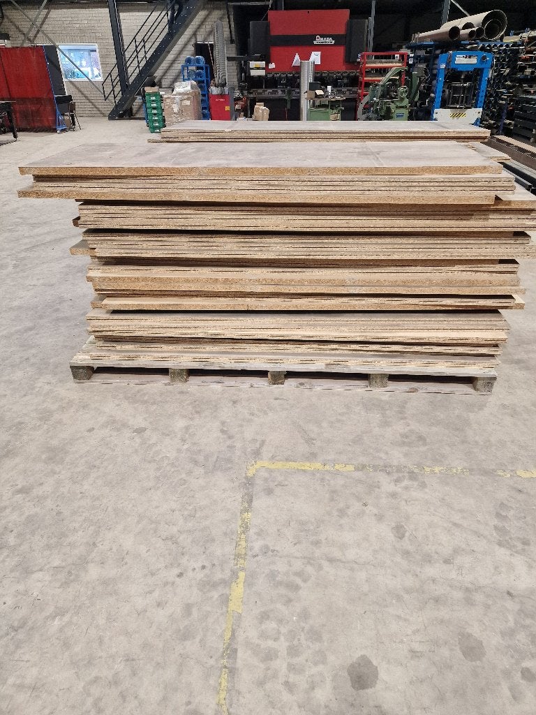 partij houten vloerplaten / legborden, Doe-het-zelf en Verbouw, Hout en Planken, Ophalen, Gebruikt, 25 tot 50 mm, 200 tot 250 cm