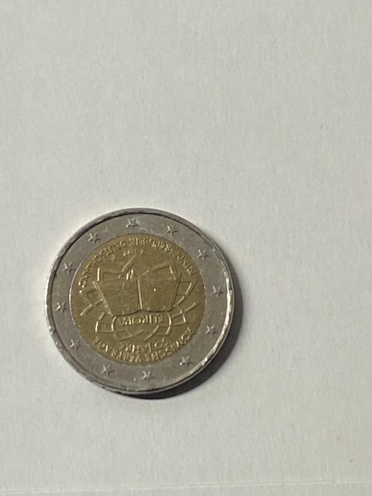 2 euro Duitsland 2007   verdrag van Rome, Verzenden, Overige landen, 2 euro, Losse munt