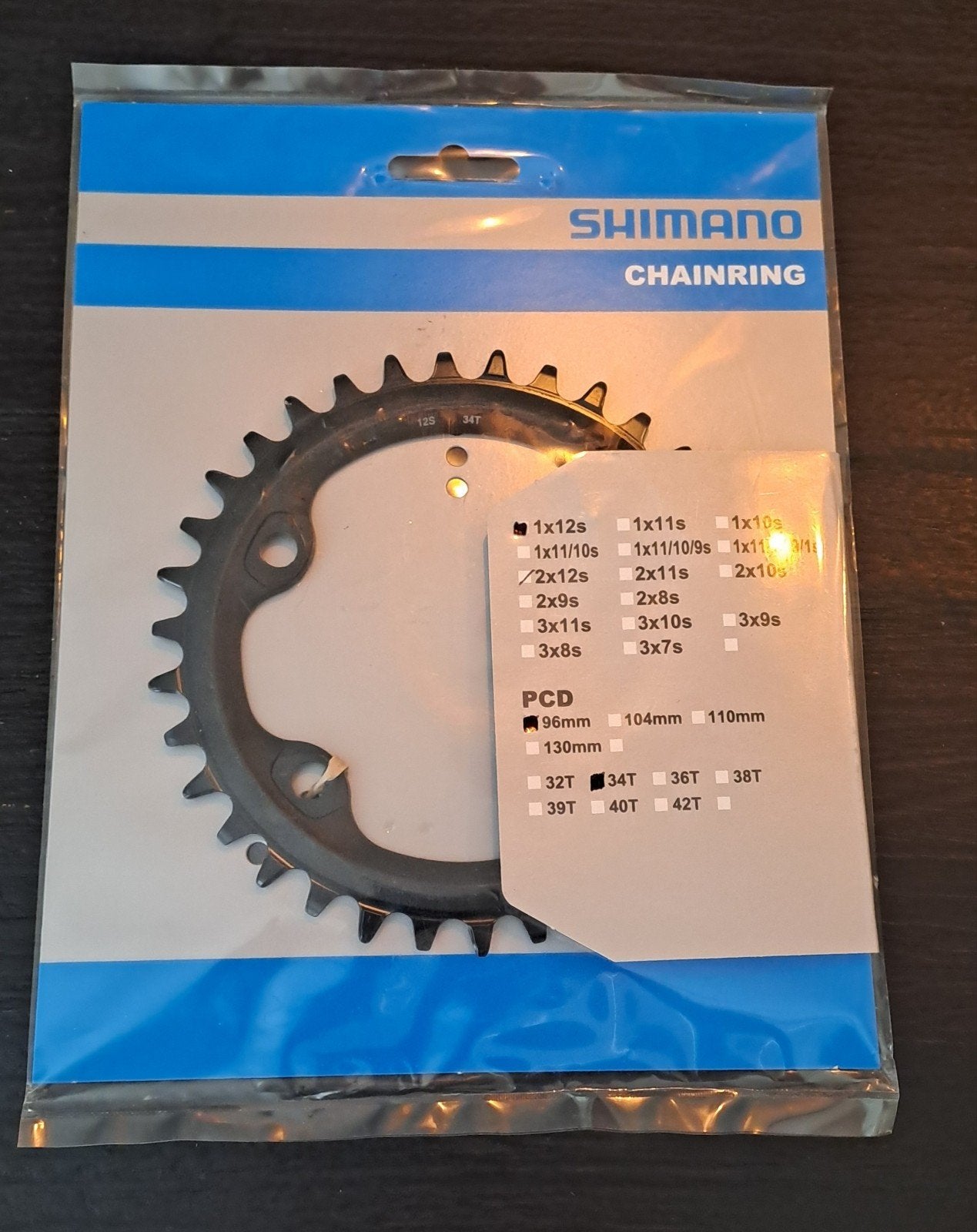 FC-MT610 12-speed Chainring 34T nieuw | Shimano, Fietsen en Brommers, Fietsonderdelen, Ophalen of Verzenden, Nieuw