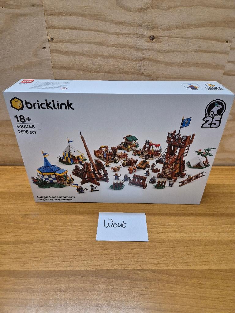 Lego Bricklink 910045 ‘Siege Encampment’ (NIEUW!), Kinderen en Baby's, Speelgoed | Duplo en Lego, Nieuw, Lego, Complete set, Ophalen of Verzenden