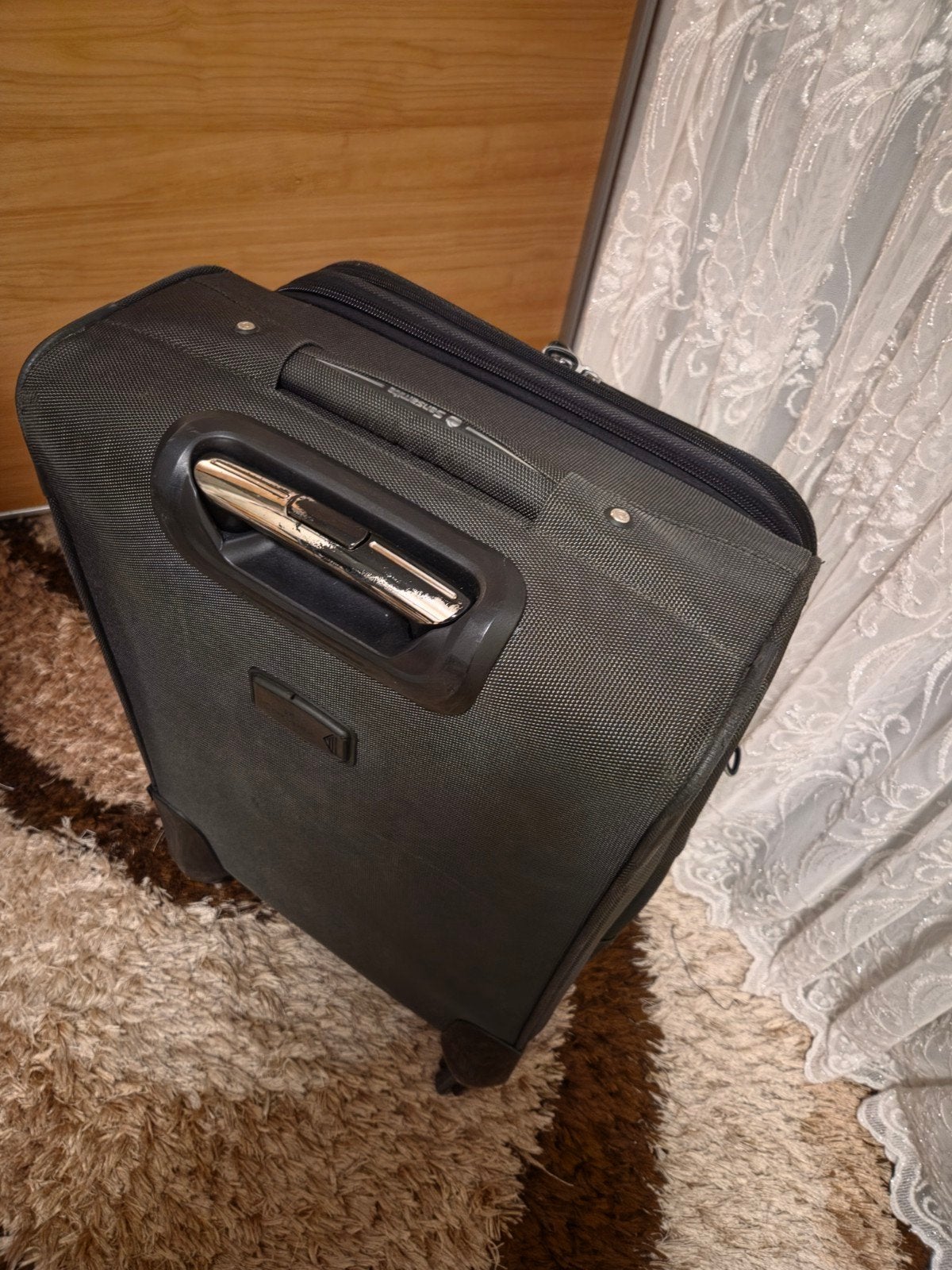 Samsonite reiskoffer met wieltjes en uitschuifbare handgreep, Gebruikt, 50 tot 60 cm, Ophalen of Verzenden, 35 tot 45 cm