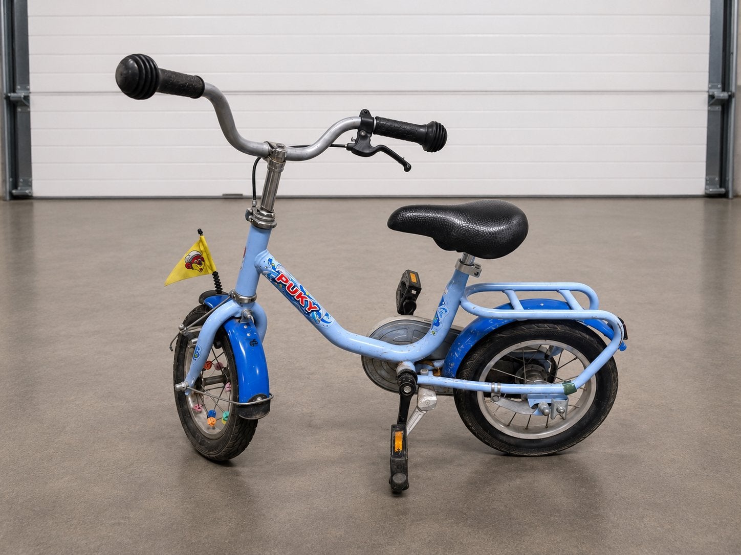 PUKY kinderfiets 12 inch – blauw, Ophalen, Zo goed als nieuw, Minder dan 16 inch
