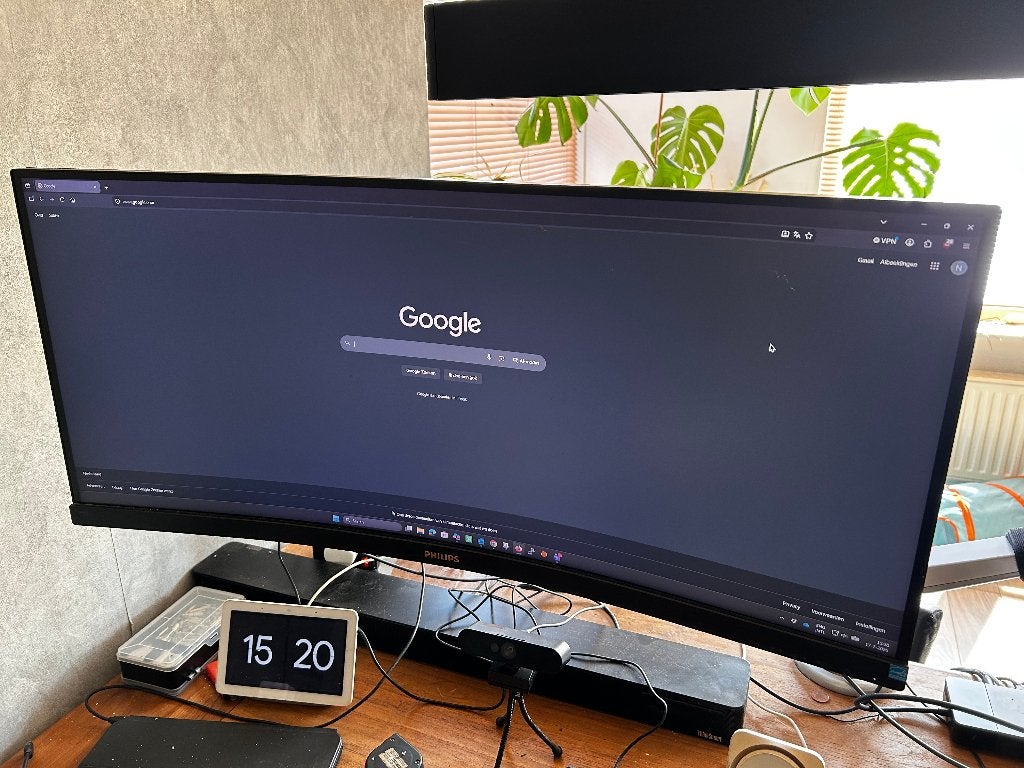 Philips 34 inch curved monitor, Computers en Software, Monitoren, Ophalen, Gebruikt, 3 tot 5 ms, VA