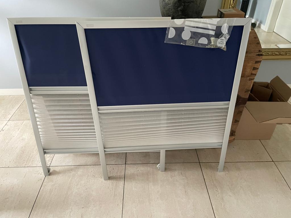 Velux verduisteringsgordijnen met plissé, Ophalen of Verzenden, Zo goed als nieuw, 50 tot 100 cm, Minder dan 100 cm
