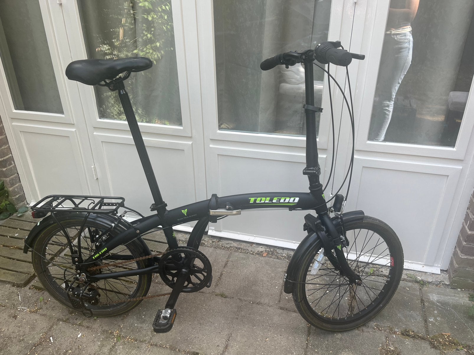 Toledo vouwfiets, Fietsen en Brommers, Ophalen, Zo goed als nieuw, 20 inch of meer, Versnellingen