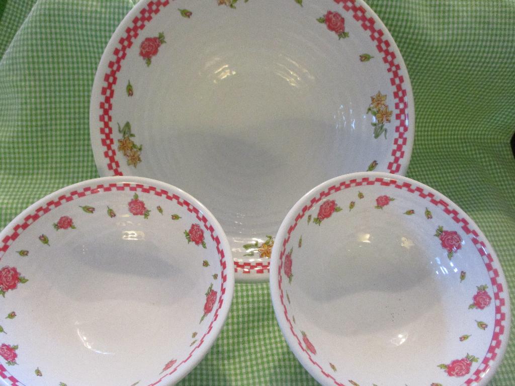 Jet by ter Steege melamine schalen, type Fleuri., Ophalen of Verzenden, Zo goed als nieuw