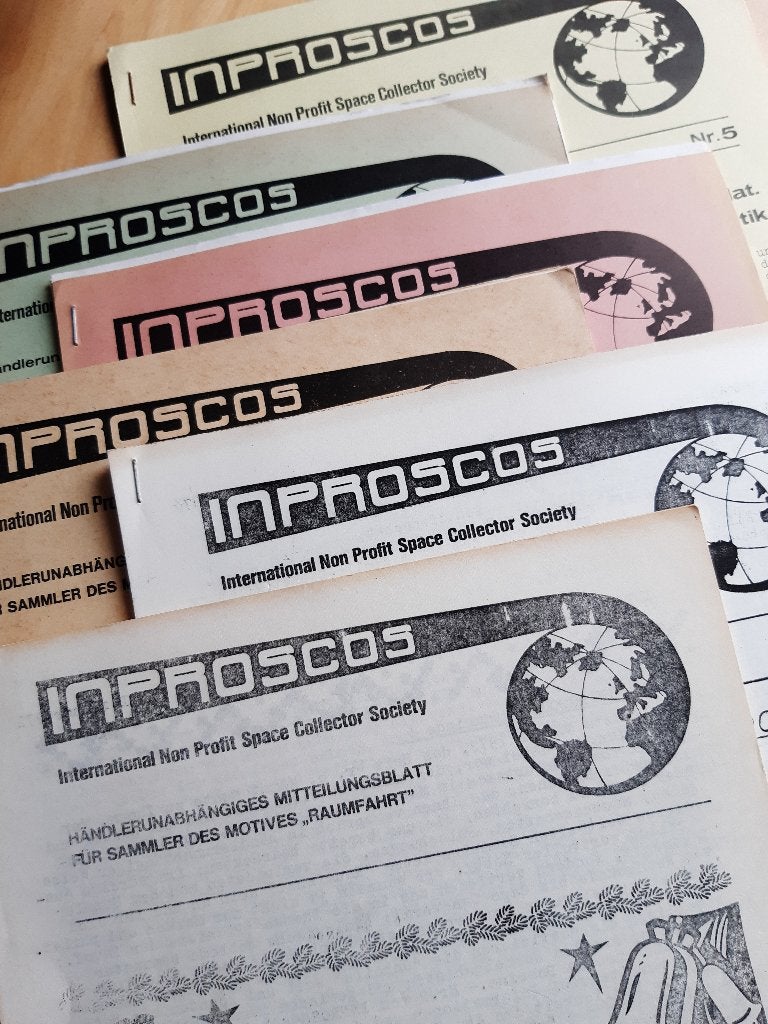 Ruimtevaart, Inproscos, Duitstalig filatelieblad, € 3,=, Ophalen of Verzenden, Overige typen
